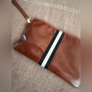 Leather wristlet